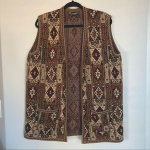 Abstract Printed Cardigan